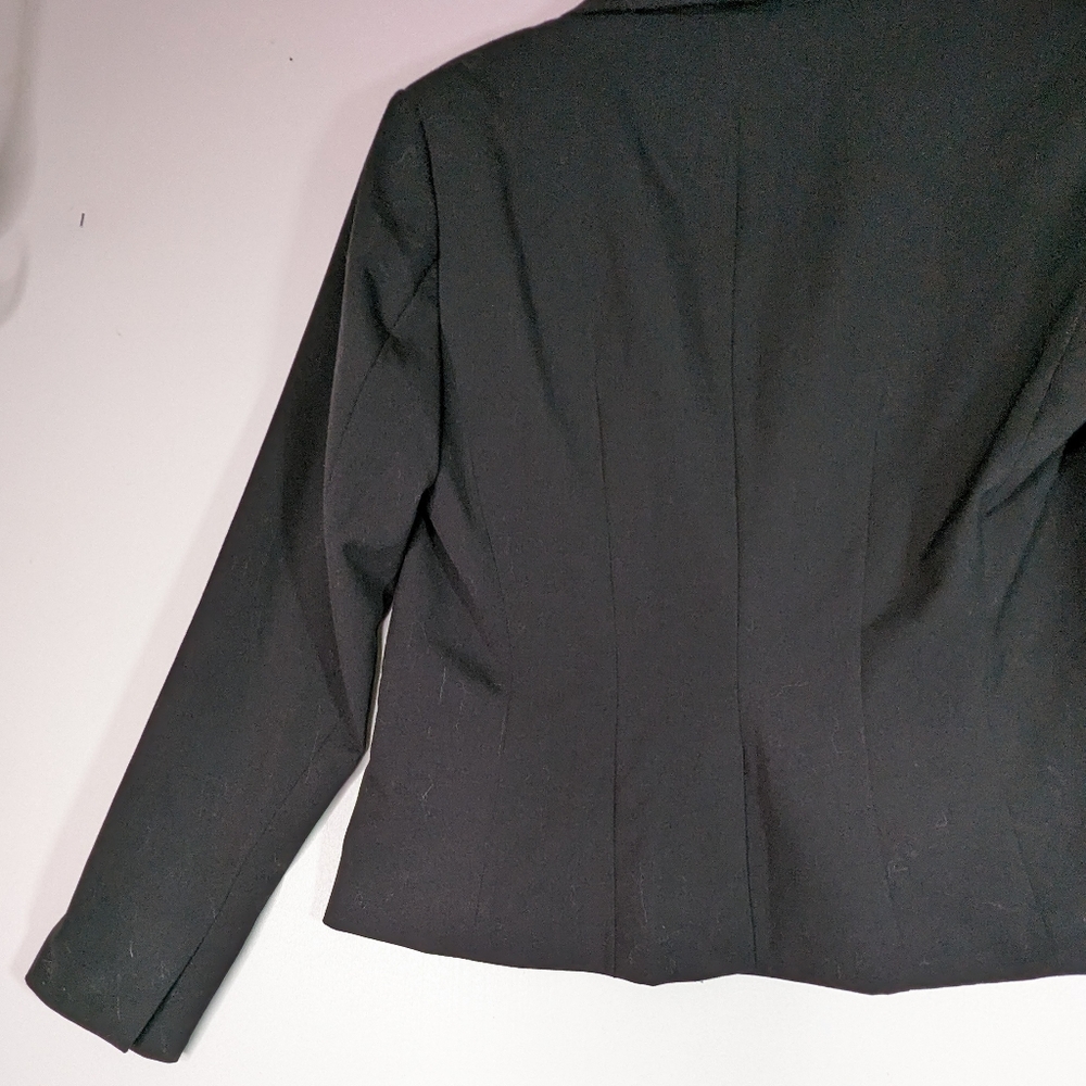 Black Short Blazer Size 4 Single Button H & M Fit… - image 5